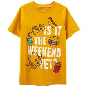 Carter’s Boys Weekend Fun Food Tee Shirt